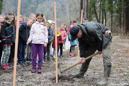 Z zasaditvijo dreves smo uradno odprli kolesarsko povezavo Kamnik–Godič (44)